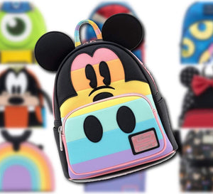 Loungefly Bioworld Mini-Bags Mini-Backpacks Anime Disney Pixar